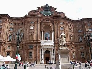 The Palazzo Carignano, now the Museum of the Italian Renaissance, Turin