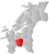 Midtre Gauldal within Trøndelag