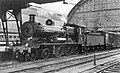 NS 3506 with a train at Amsterdam C.S. (Between 1930 and 1940)