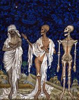 The Three Living and the Three Dead, folio 322r