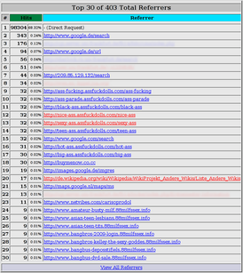 Скриншот программы Webalizer