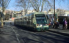 Tram 8 sulla circonvallazione Gianicolense