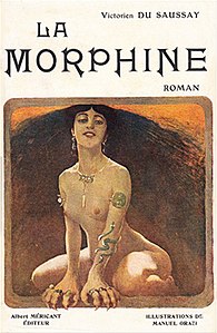 Couverture pour La Morphine de Victorien Du Saussay, 1906.