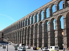 스페인 세고비아의 로마의 수도교