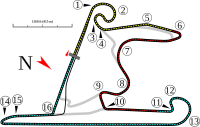 Layout of the Shanghai International Circuit