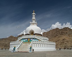 Shanti Stupa, Leh