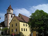 Town church and town hall