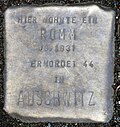 Stolperstein für einen Romm (Thieboldsgasse 9)