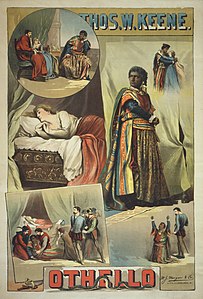 Othello theatrical poster, by the W.J. Morgan & Co.