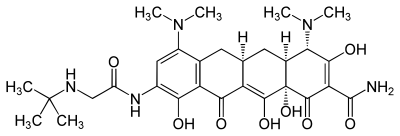 Strukturformel von Tigecyclin