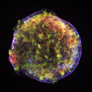 Tycho's supernova at SN 1572, by NASA/CXO/Rutgers/J.Warren & J.Hughes et al.