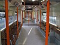 The interior of a London Overground owned British Rail Class 378 put into service on the East London Line.