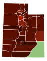 Image 36Map of counties in Utah by racial plurality, per the 2020 US Census Legend Non-Hispanic White   60–70%   70–80%   80–90%   90%+ Native American   50–60% (from Utah)