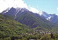 Il Vallone di Saint-Marcel incontra la valle centrale.