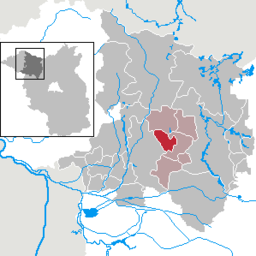 Läget för kommunen Walsleben, Brandenburg i Landkreis Ostprignitz-Ruppin