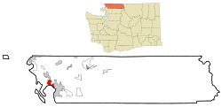 Location of Marietta-Alderwood, Washington