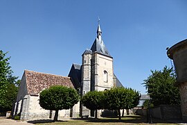 The church in Le Boullay-Mivoye