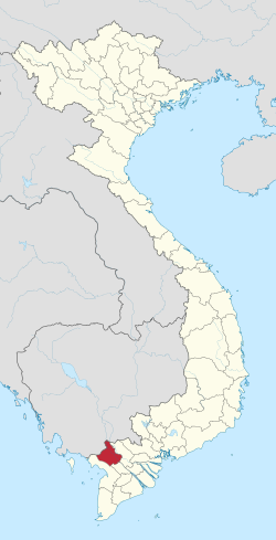 安江省在越南的位置