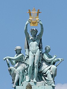 Apollon, la Poésie et la Musique (1860-1869), Paris, opéra Garnier.