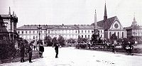 Augusteum und Paulinerkirche um 1890 vor der Umgestaltung