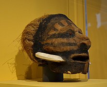 Overmodelled skull, Vanuatu.