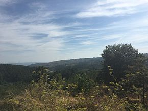 Paisagem vista de Cavernães