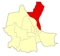 Location of Chroy Changvar within Phnom Penh