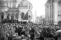 Демонстрація на Миколаївській площі, 3 березня 1917. Микільський собор