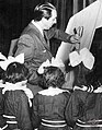 Image 9Disney drawing Goofy for a group of girls in Argentina, 1941 (from Walt Disney)