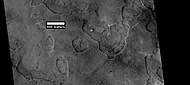 Scalloped terrain, as seen by HiRISE under HiWish program
