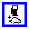 Petrol and charging station