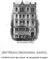 Howard National Bank Building. Boston, Massachusetts. 1878.