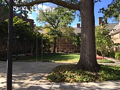 Jonathan Edwards College courtyard