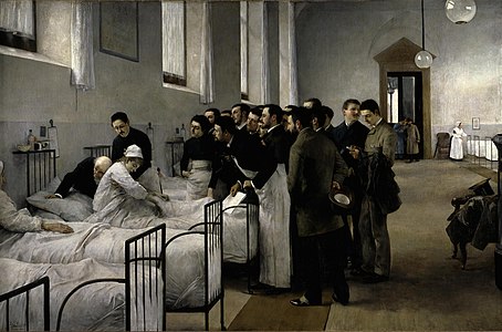 A Ward Being Visited by the Head of the Hospital (The Doctor's Visit)