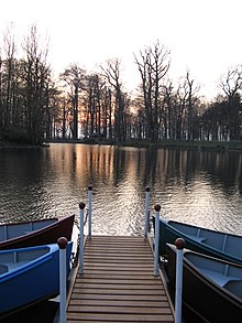 Le lac de Sauvabelin.