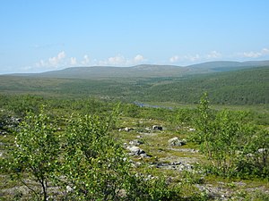 Fjällandskap (finska Lappland).