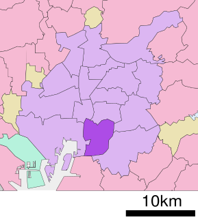 南区 (名古屋市)位置図