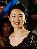 Photo of Maggie Cheung at Shanghai movie festival in 2007.