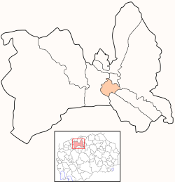 Location of Municipality of Centar