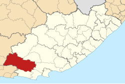 Location in the Eastern Cape