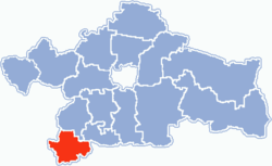 Location within Białystok County