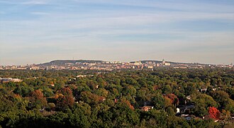 Flanc nord du mont Royal.