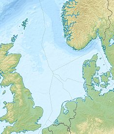 Tern oilfield is located in North Sea