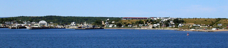 Panorama of North Sydney, Nova Scotia.