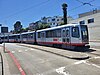 A train at San Jose and Mount Vernon, 2023