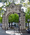 Entrée des anciens abattoirs de Vaugirard (angle rue Brancion).