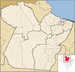 Santa Bárbara do Pará – Mappa