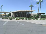 The Valley National Bank building was built in 1968 and is located at 4401 E. Camelback Road in Phoenix. The building was designed by Frank Henry. It is listed in the Phoenix Historic Property Register.