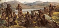 Robert Dowling, Group of Natives of Tasmania, 1860