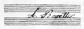 signature d'Antonio Rosetti